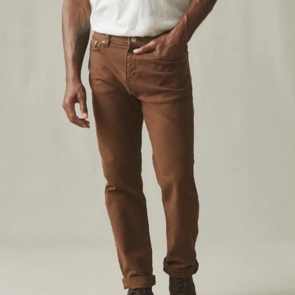 American Giant Mens Size 38 32 Roughneck Pants Brown NWOT